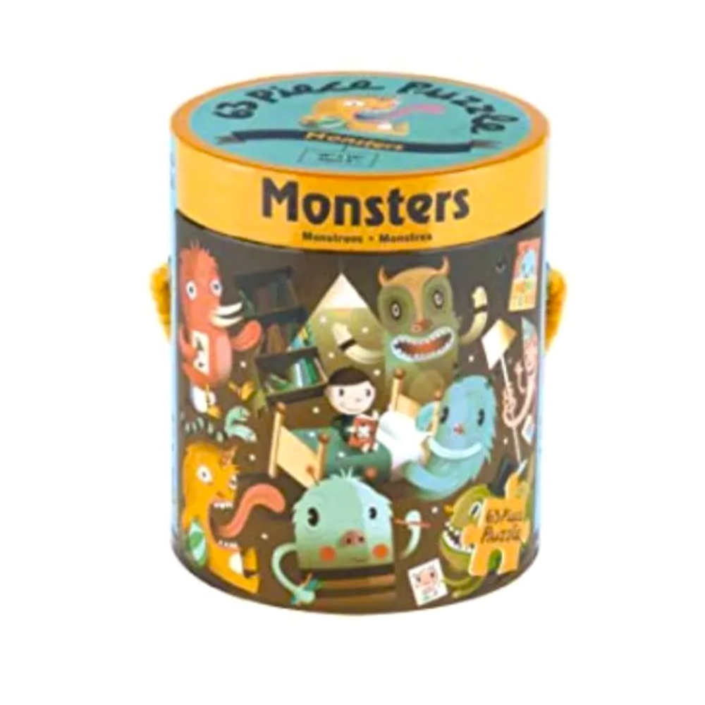 Children’s Jigsaw Puzzle Toy 63-piece Monsters by mudpuppy Ages 6+ NWT